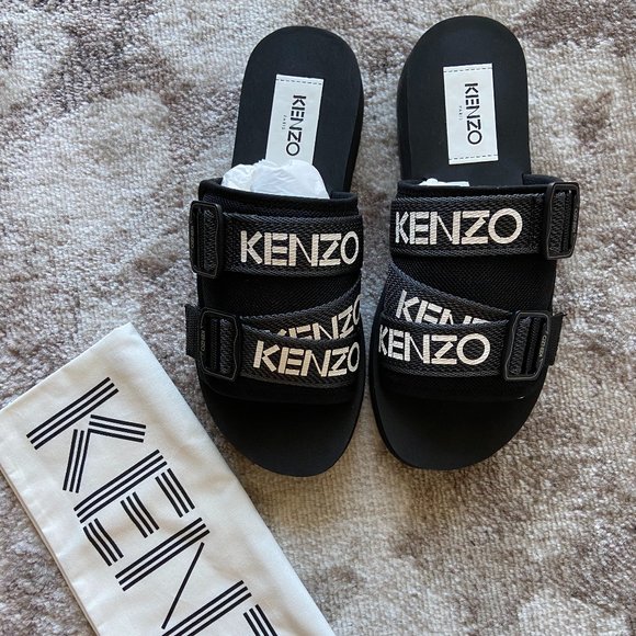 Kenzo Papaya Mules - Mens Size 8